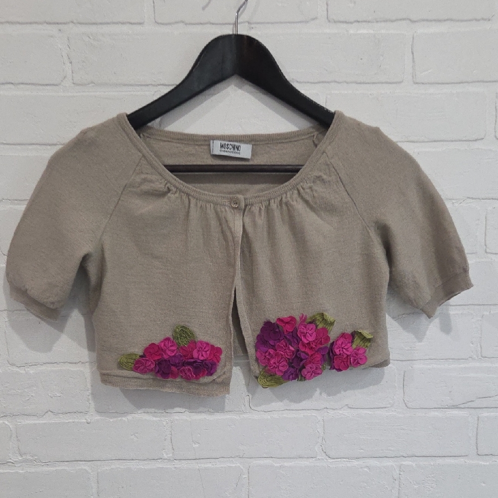 Moschino Wool Shrug